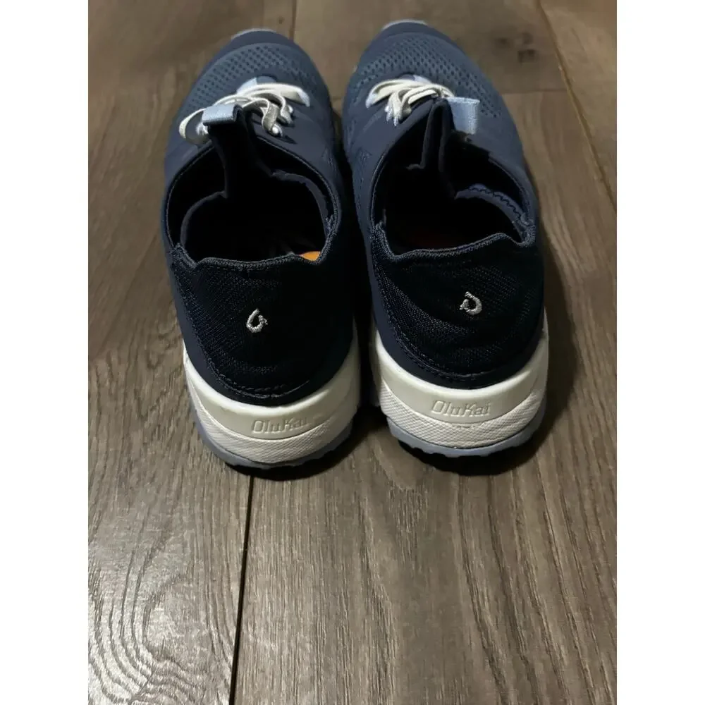 Olukai Hula Women’s Blue Fog Mesh Sneakers Walking Shoes Size 10